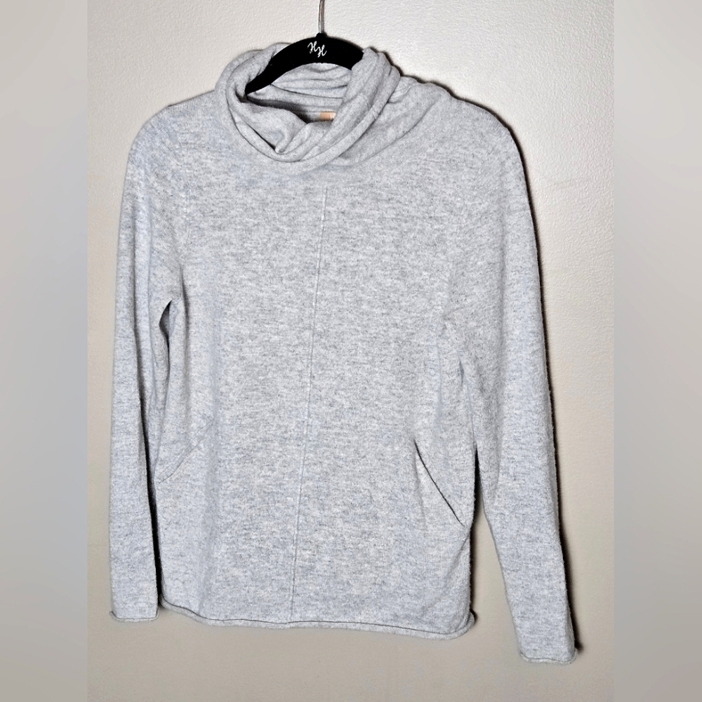 Kier + J‎ Women's Cowl Neck 100% Cashmere Quiet Luxury Sweater, Small